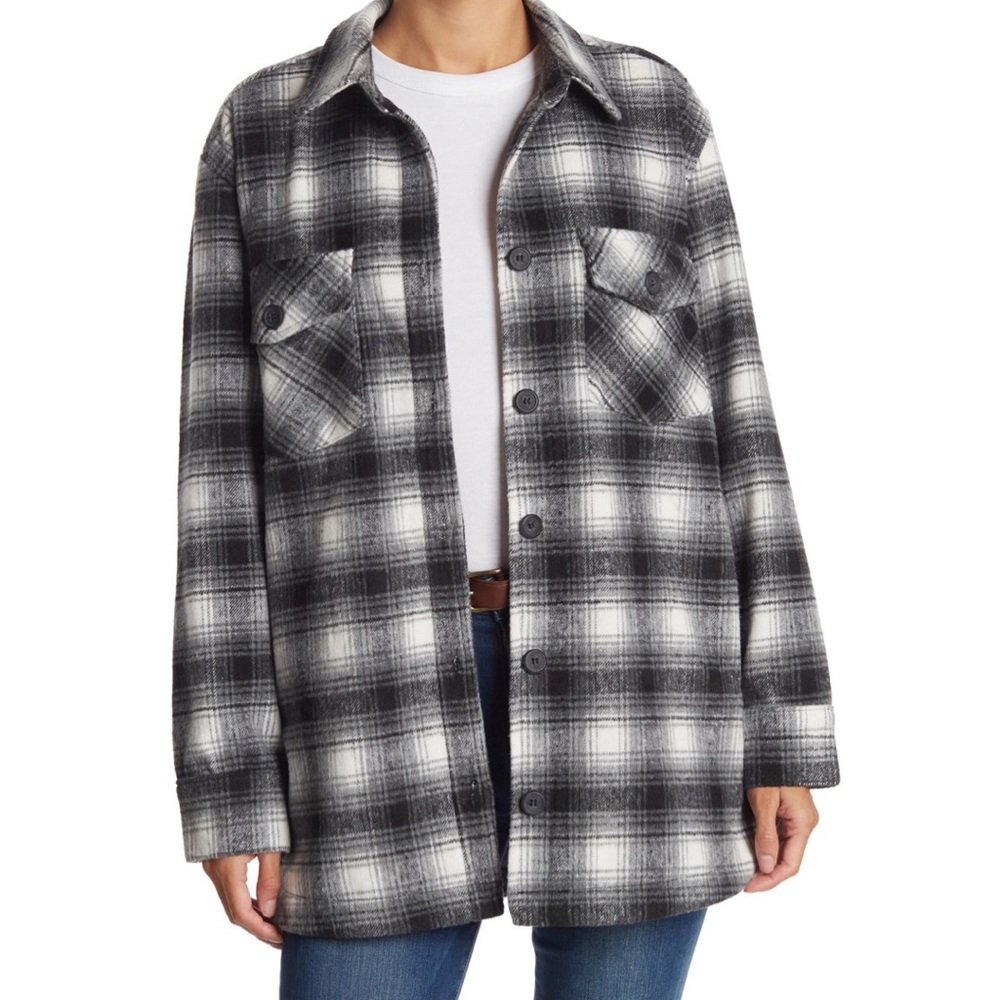 Thread & Supply Oversized Plaid Jacket